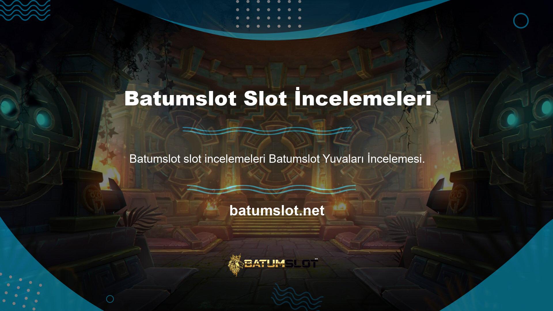 Batumslot Oyun İncelemesi Yuva Oyunları Batumslot platformundaki en popüler casino oyunlarından biridir